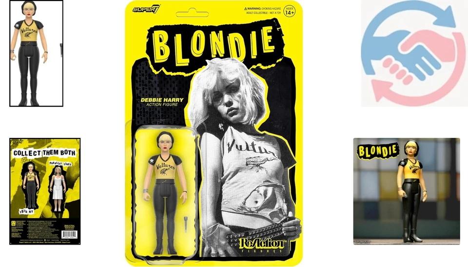 Фигурка Iconic Debbie Harry Vultures сочлененная музыкальная коллекционная 3,75 дюйма - Изображение 2 из 4