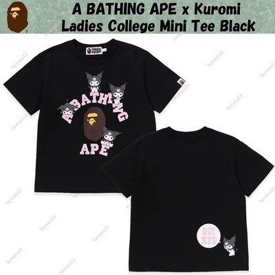 A BATHING APE x Kuromi Ladies College Mini Tee Black | eBay