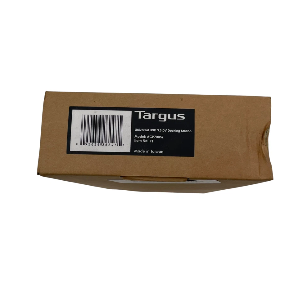 Estación de Acoplamiento Universal Targus ACP70USZ USB 3.0 SuperVelocidad Doble Video  Foto 4 de 4