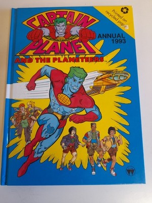 Captain Planet and the Planeteers Annual 1993 Book VGC free postage