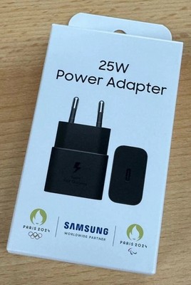 Samsung Power Adapter USB-C 25W schwarz USB-PD 3.0 GaN - BRANDNEU