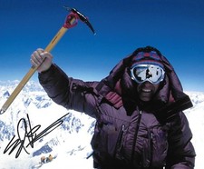 Ed Viesturs autographed 8x10 photo Mountain Climbing Everest RARE COA LOOK!
