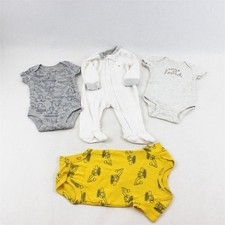Lot of 4 Carter's Baby 3mo. Assorted Multicolor  Patterned Bodysuits