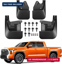 Mud Flaps for Toyota Tundra 2022-2026,All-Weather Upgraded Front Rear Splash Gua