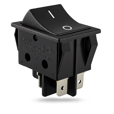 LEVSEB Wipptaster TASTER 4-Pin OFF/ON rastet nicht, Passt als Ersatz für Rasenmäher