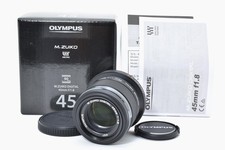 *Top Mint* OLYMPUS M.ZUIKO DIGITAL 45mm f/1.8 Black for Micro Four Thirds #4878