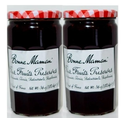 2 PACK-Bonne Maman Four Fruits Preserve, 36 Ounce