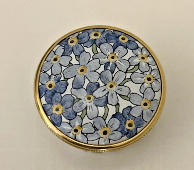 Staffordshire Enamel In Collectible Decorative Trinket Boxes for