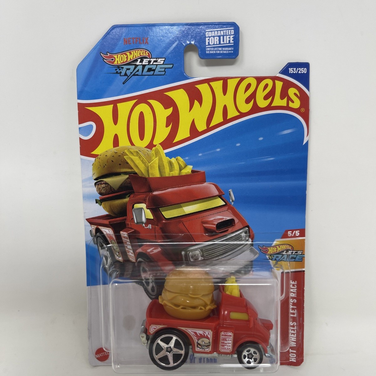 Hot wheels Lets Race Buns Of Steel Mattel 5/5 153/250 Netflix | eBay