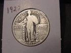 1927 STANDING LIBERTY QUARTER POPULAR BETTER DATE ORIGINAL COIN SHIPS FREE