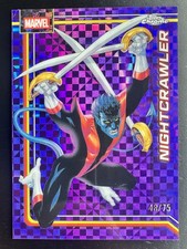 Nightcrawler 2026 Topps Chrome Marvel Purple /75 Refractor X-men X-fractor #87