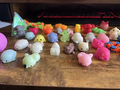 30 Pack Mochi Squishies Toys, Tiny Mochi Squishy Fidget Toys