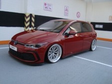 1:18 VW Golf 8 VIII GTI mit 19 Zoll VW BBS Echt Alu Felgen Tuning Tiefer