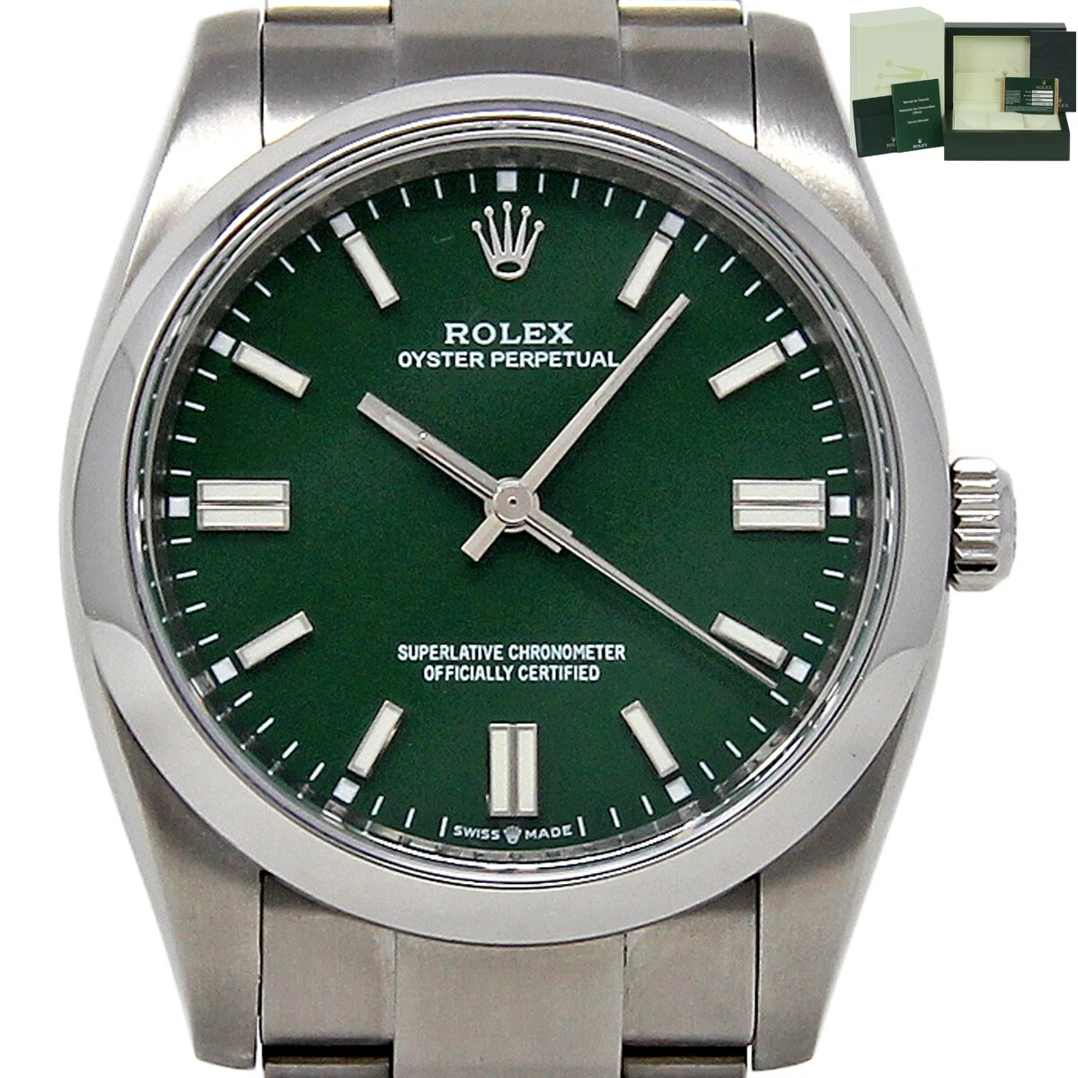 Rolex 114200 green new arrivals