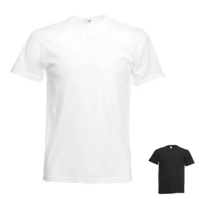 5er Set Fruit of the loom Herren T-Shirt Original T 5x Weiß ode 5x Schwarz S-XXL - Bild 1 von 4