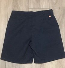 Vintage Red Kap Men's Size 38 Shorts Navy Blue Color, Old Logo-Workwear