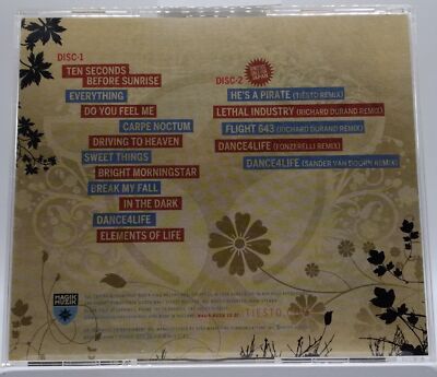 DJ TIËSTO Elements Of Life JAPAN CD AVCD-23213-4 2007 OBI s11608