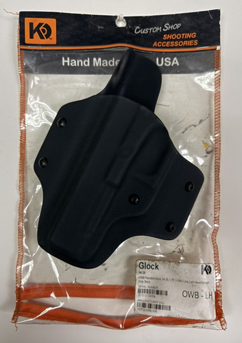 K Rounds Glock 34-35 OWB Pancake Holster Black LH | eBay