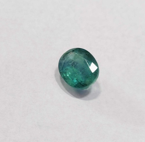 Certified 9.05 Carat Natural Green Emerald 14x12 mm Oval Cut Loose Gemstone y546 - Picture 6 of 6