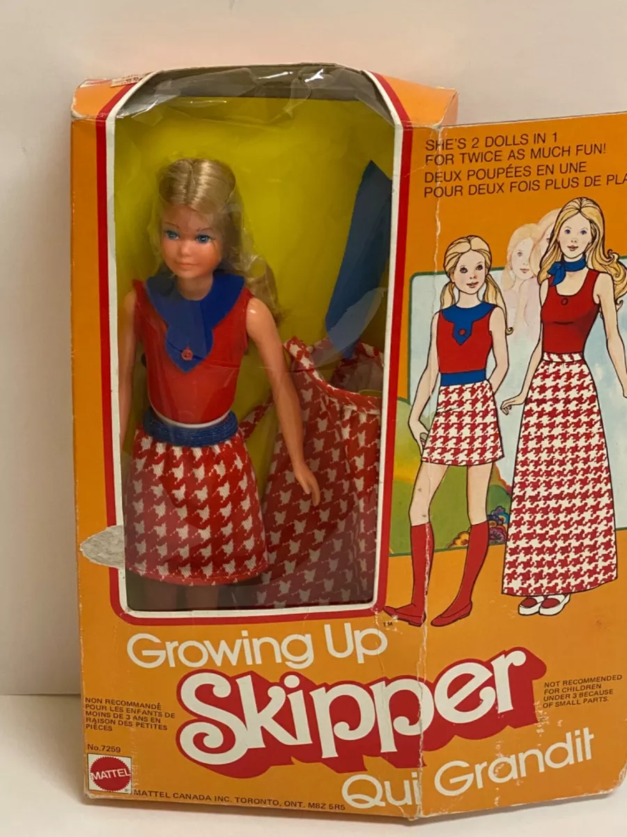 Mattel Growing Up Skipper Doll Canadian Version No 7259 NRFB