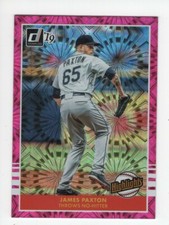2019 Panini Donruss Pink Fireworks HIGHLIGHTS JAMES PAXTON SEATTLE MARINERS #4