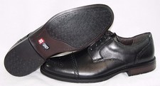 Mens Chaps Hayward Black 96-28754 Casual Leather Dress Shoes