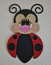 Little Ladybug. Scrapbook, Card Making Paper Piecing