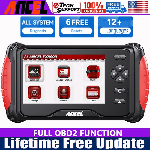 FX8000 OBD2 Scanner Code Reader Car All System Oil EPB ABS SAS