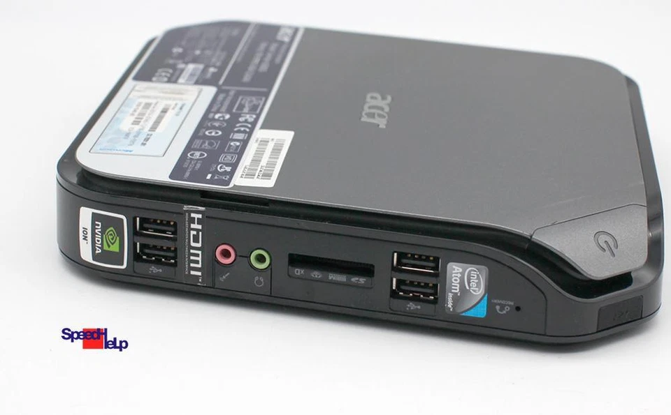 Mini Pc Computer Acer Veriton N282G Intel Atom D525 Dual Core Win 7 Wlan Wi-Fi - Immagine 4 di 4