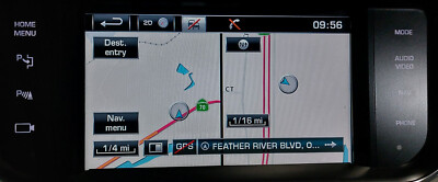 2014 LAND RANGE ROVER L405 FRONT DASH GPS NAVIGATION MEDIA DISPLAY TOUCH SCREEN