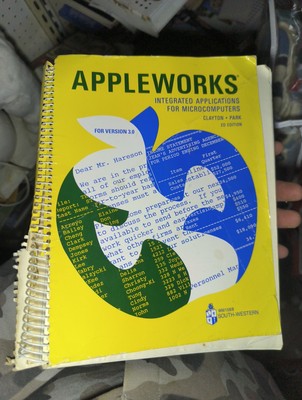Vintage Textbook Appleworks For Version 3.0 1991