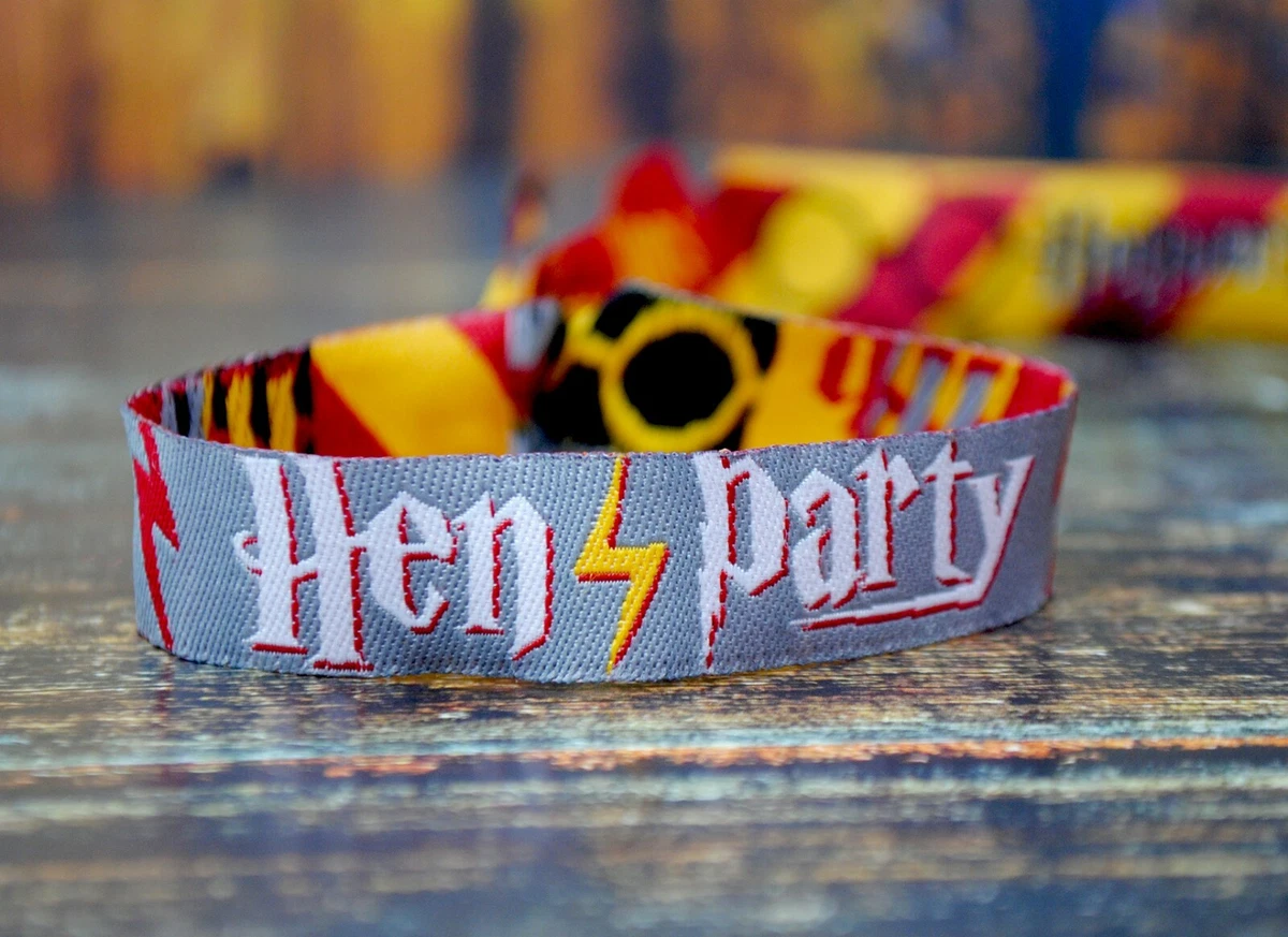 Brides Witches Harry Potter Hen Party Wristbands Bachelorette Party Favours
