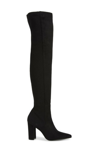 Steve Madden Everly Black Over The Knee 