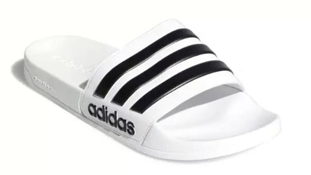Adidas Uomo Adilette Armadietto Doccia Sandalo Acqua Bianco Nero GZ5921