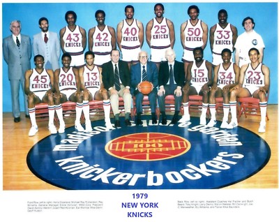 1979-80 NEW YORK KNICKS 8X10 TEAM PHOTO PICTURE NY
