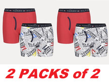 Tommy Hilfiger Big Kids Boys boxer briefs underwear, Size: Large, 4 Count 
