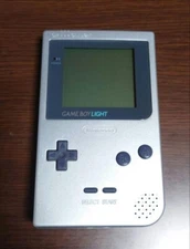 Nintendo GameBoy Light Console Working Silver tested