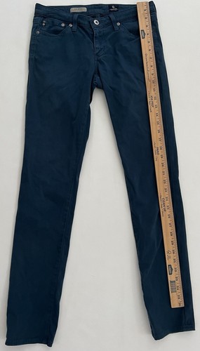 Pantalones de mezclilla ajustados elásticos Adriano Goldschmied azules The Stilt Cigarette 27R - Imagen 5 de 12