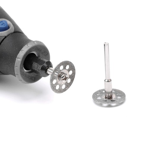 10Pcs 20-30mm Diamond Coated Cutting Wheel Rotary Blades Cut-off Disc Shank 1/8" - Picture 25 of 48