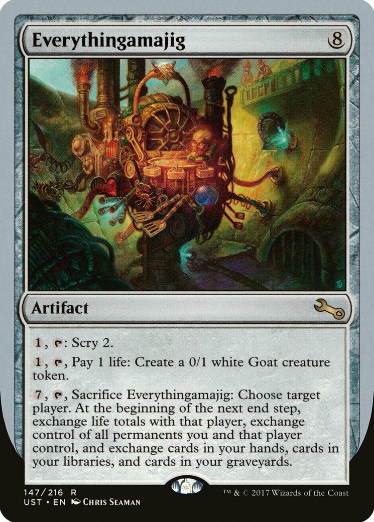 Everythingamajig (f Scry) Unstable NM Artifact Rare MAGIC