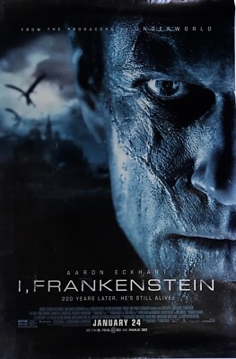  I , Frankenstein 2013 Lions Gate  Double Sided Original Movie Poster  