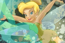 Tinker Bell Walt Disney Fine Art ARCY Signed Ltd Ed 195 Canvas