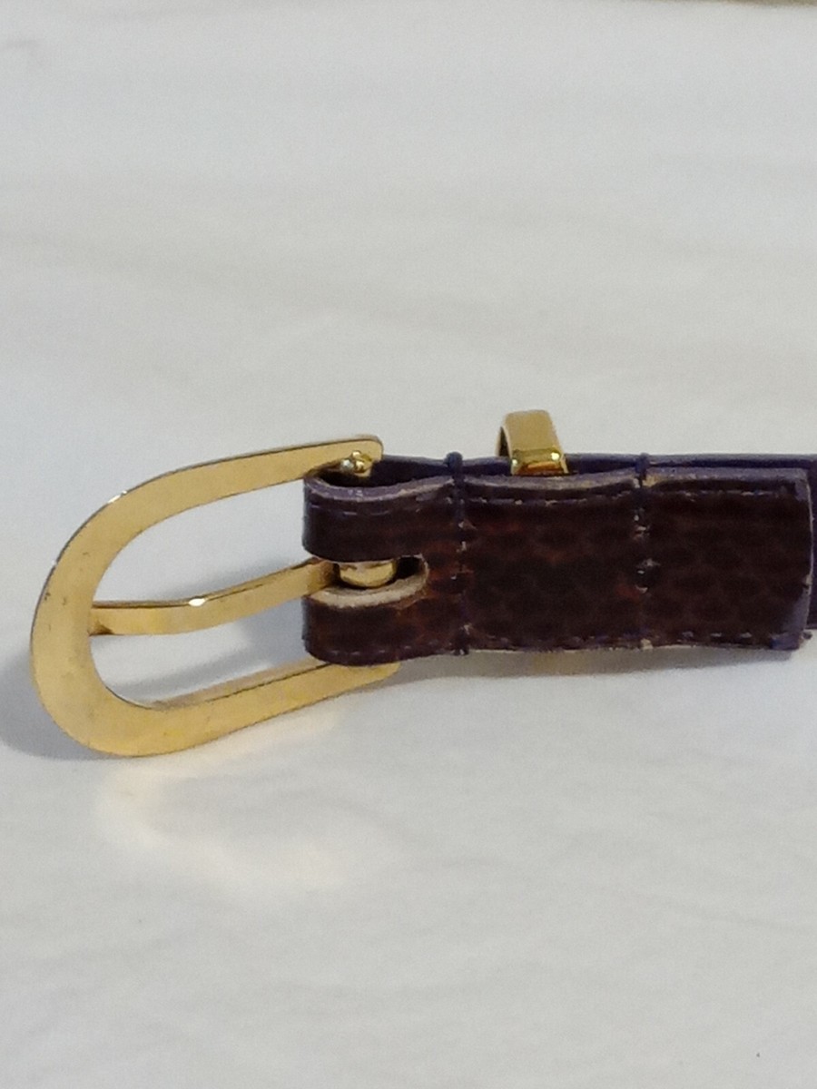 Size S TJW Genuine Snakeskin Belt for Mervyn\'s  Size & Fit * Tag Size: M (Medium TJW By Mervyns Genuine Snakeskin Leather Backing Womens Belt  main image 4