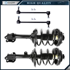 Front Strut w/ Coil Spring Assembly Sway Bars Kit for 2003 2004 2005 Acura MDX