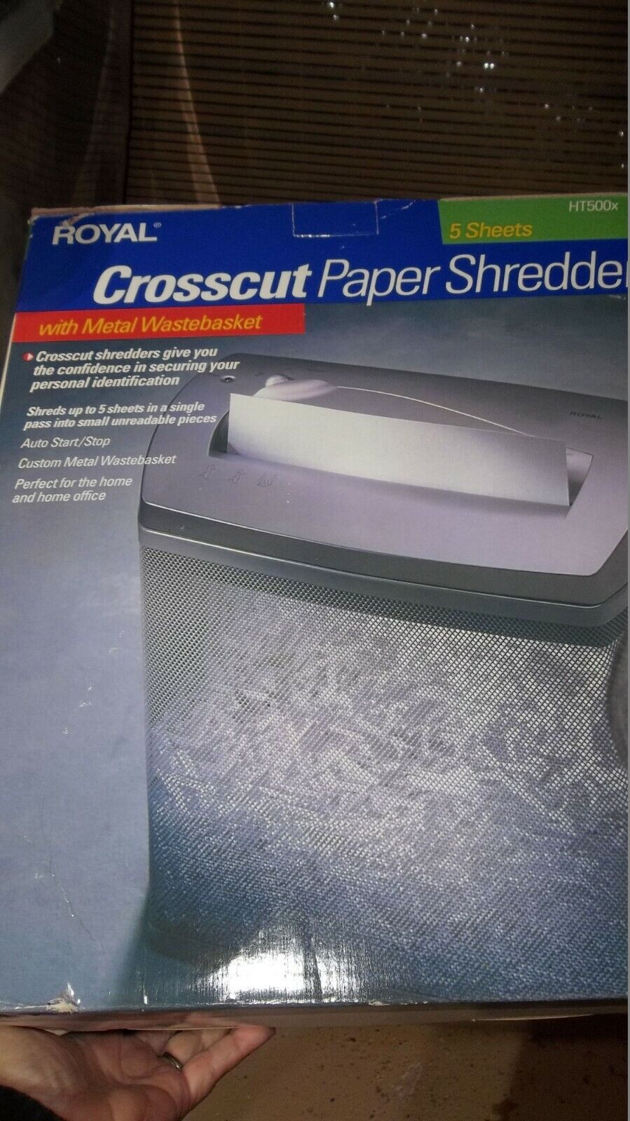 Royal Crosscut Paper Shredder HT 500X New