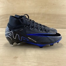 Nike Zoom Superfly 9 Elite FG Woman 6.5/ Mens 5 Black Chrome Hyper Royal Soccer