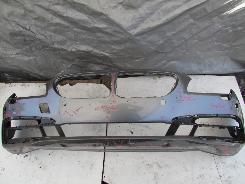 BMW 650i B6 2016 2017 2018 2019 parachoques delantero cubierta revestimiento 7362681 OEM Foto 4 de 4