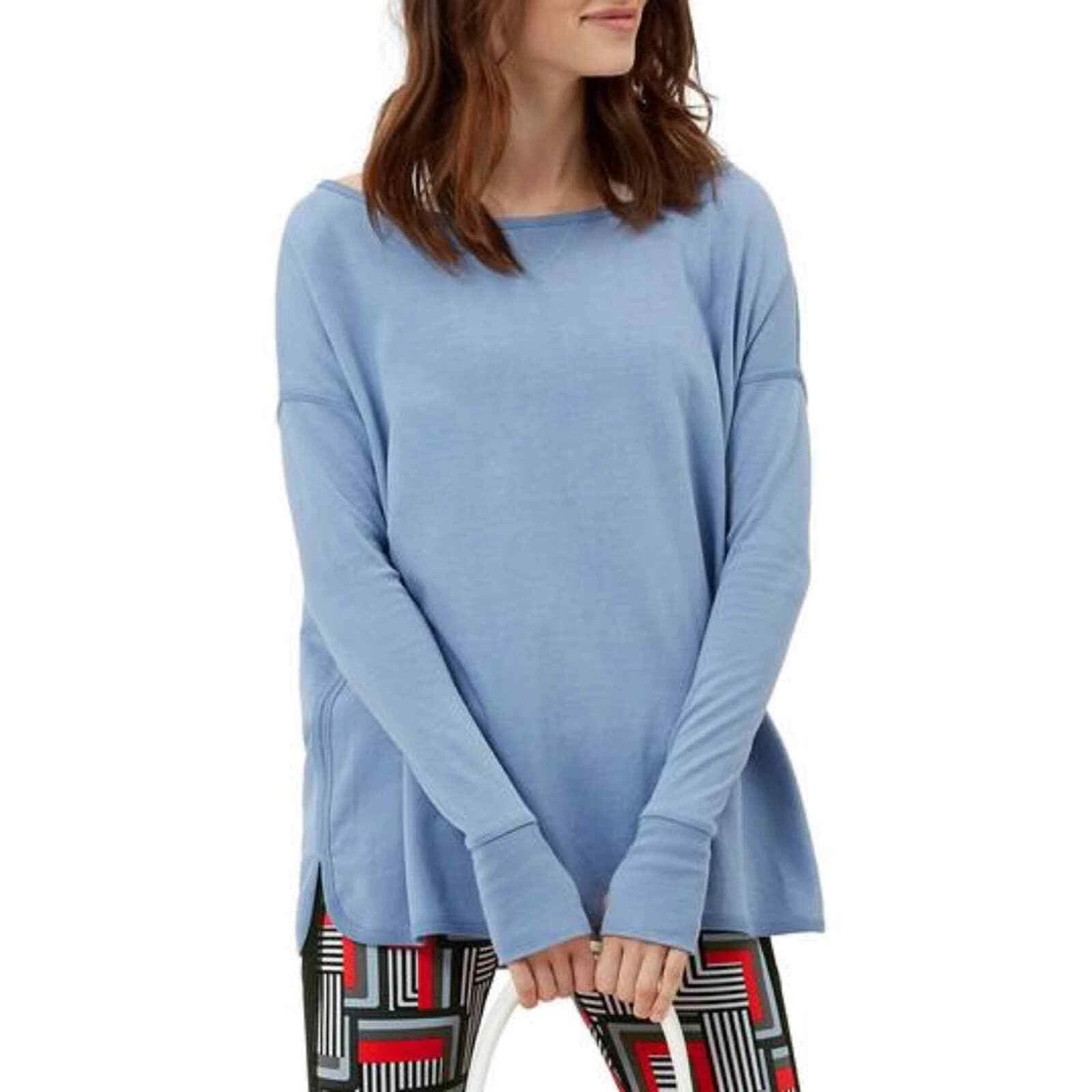 sweaty-betty simhasana sport with thumbholes sweatshirt