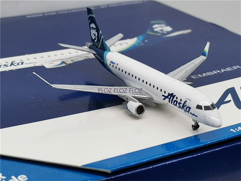 GeminiJets Alaska Airlines for EMBRAER ERJ-175 N186SY 1:400