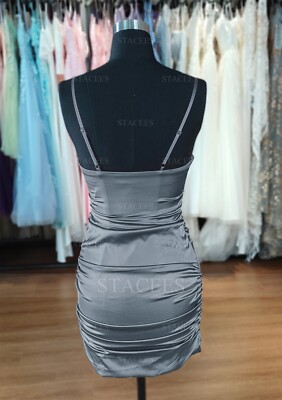 staces dresses Stacees Bridesmaid Dress A-line Halter Chiffon Long/Floor-Length Pleated